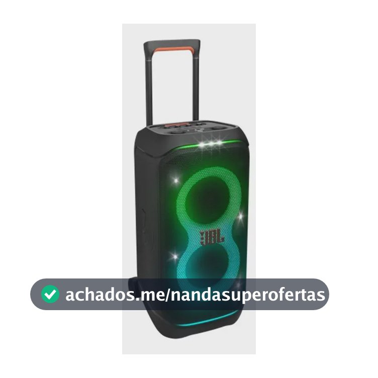Caixa De Som Jbl Amplificada Partybox Stage 320 240w Preta Preto 127/220v