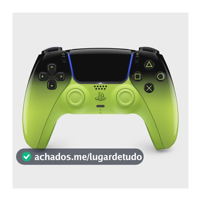 Controle sem fio PlayStation DualSense – Remix Green
