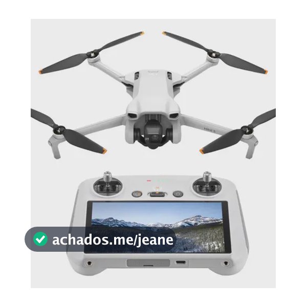 Drone Dji Mini 3 Rc Single 38 min 4K Transmissão 10 km Cor Cinza