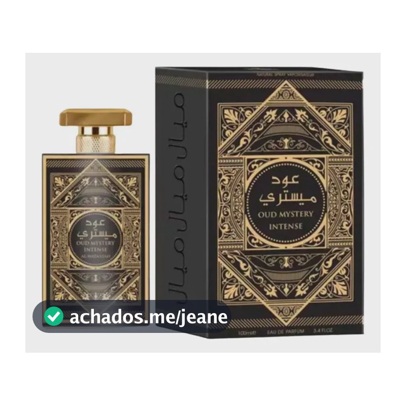 Perfume Árabe Al Wataniah Oud Mystery Intense Eau De Parfum 100ml Edp