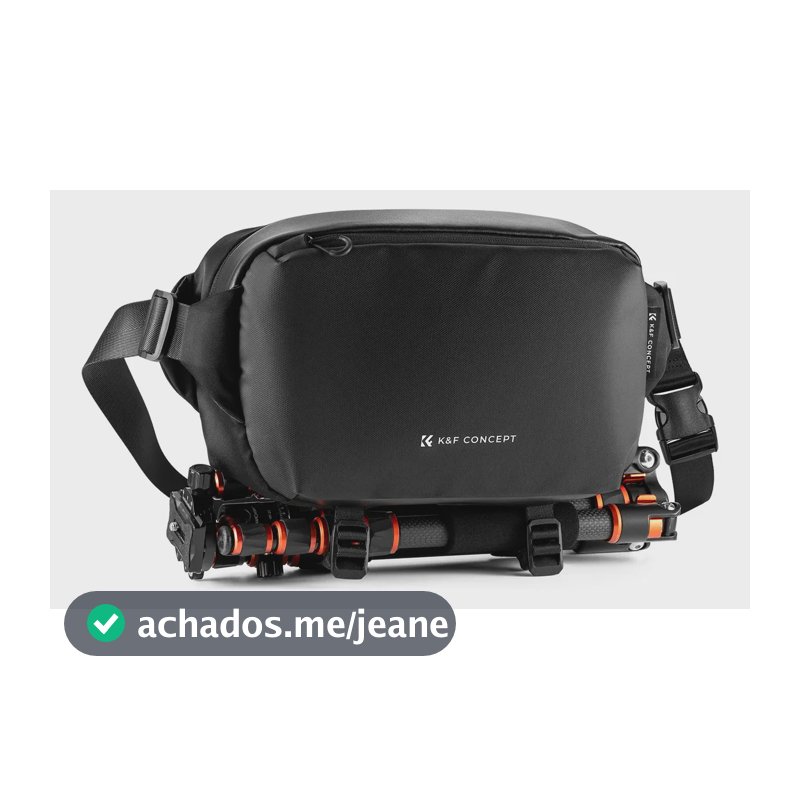 Mochila de Ombro K&F Concept Alpha Sling 10L Cor Preto