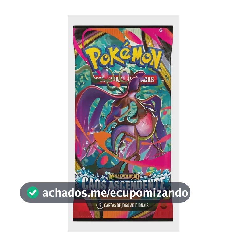 Pokemon Cartas - Mega Evolução - Caos Ascendente - Booster U Português