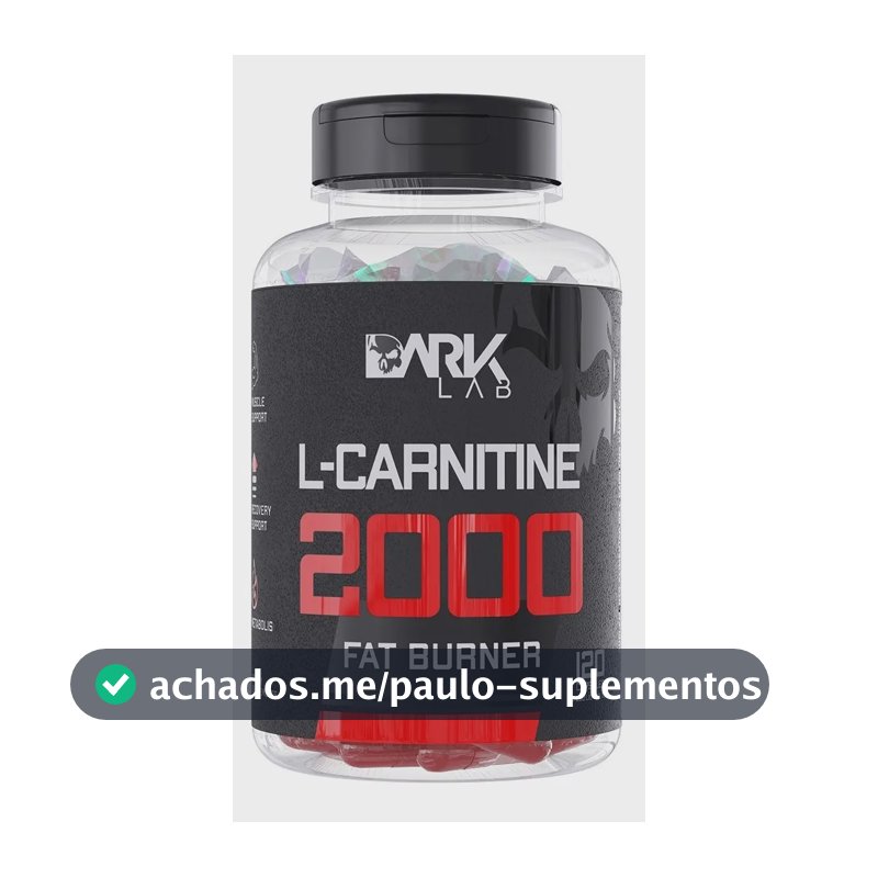 L-carnitina 2000 Queimador Gordura 120 Cápsulas - Dark Lab Sabor Sem sabor