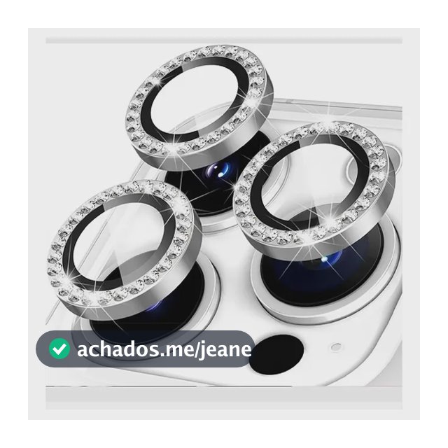 Kit Película Câmera Brilho Para iPhone 13 14 15 16 Pro Max