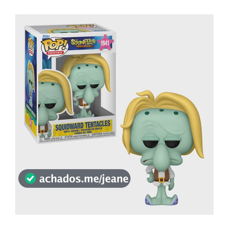 Boneco Funko Pop! Bob Esponja O Filme - Lula Molusco