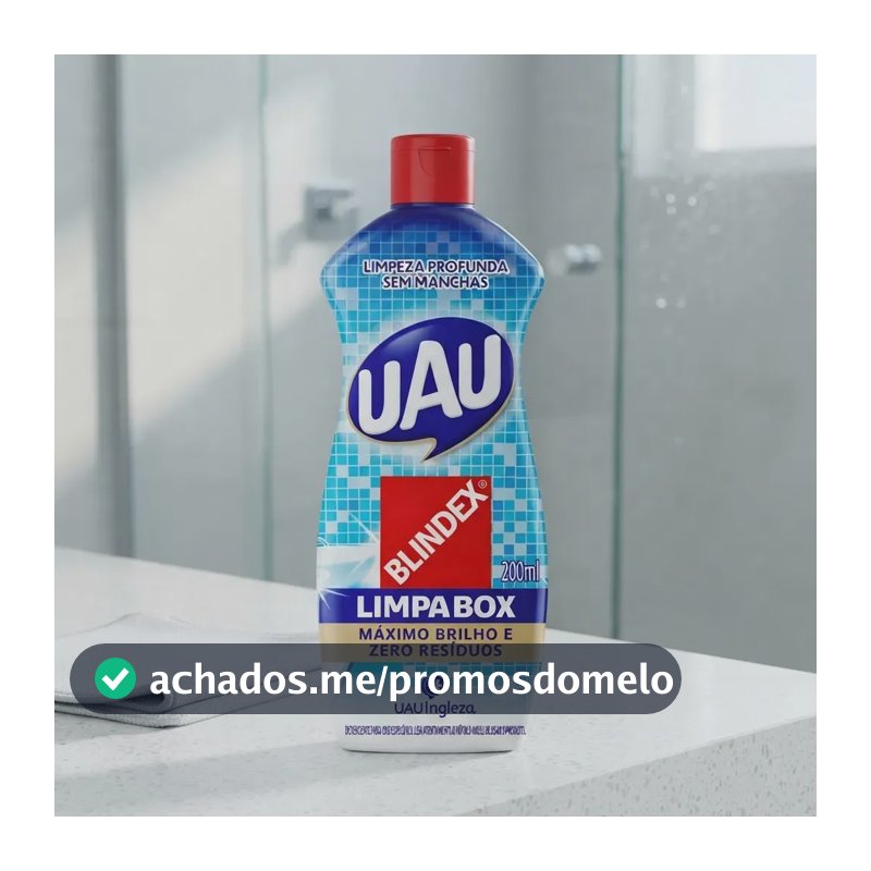 Limpa Box Uau Blindex Vidros