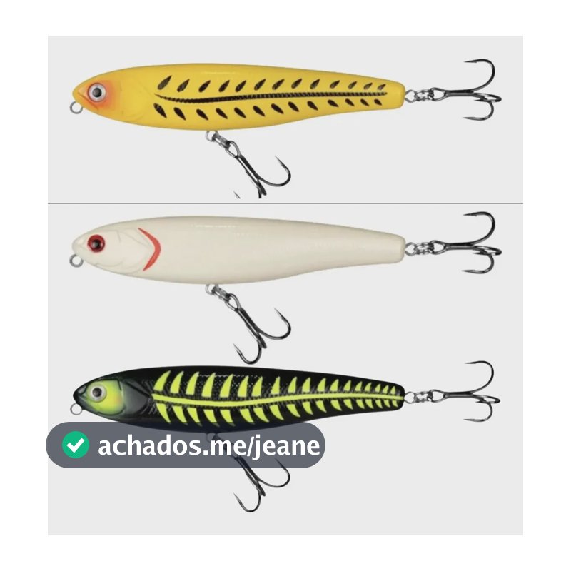 Kit C/3 Isca Artificial Alabama 110 Cor Osso/viuvan/248 Pnc Osso-viuvan-248