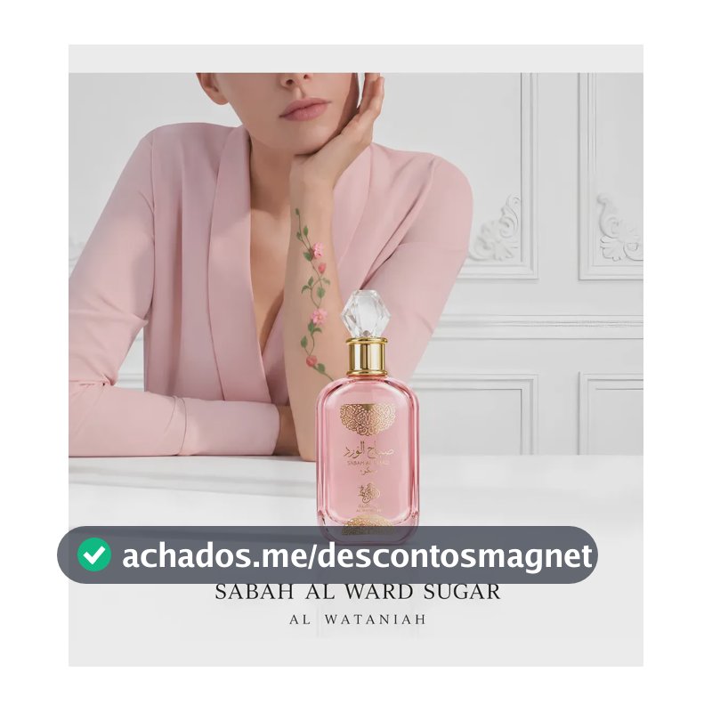 Perfume ÁRABE Sabah Al ward Sugar Original Feminino Eau de parfum