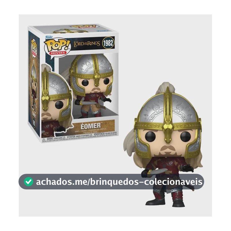 Boneco 1982 Funko Pop! O Senhor Dos Anéis - Éomer