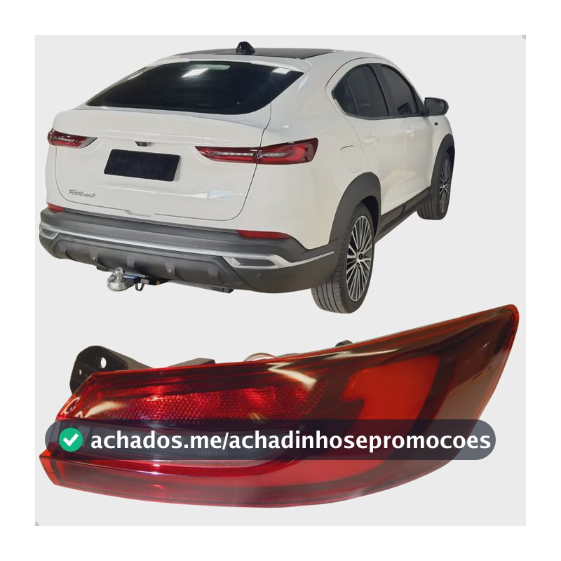 Lanterna Traseira Direita Fiat Fastback 2024 Direito/passageiro Vermelha