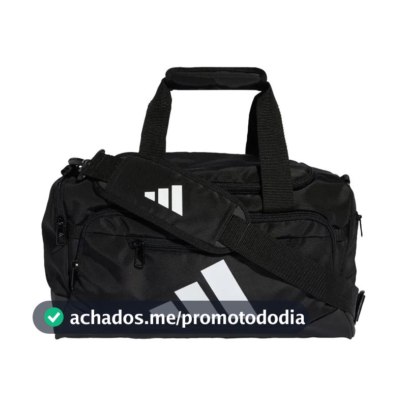 Mala Duffel Treino Defender Extra Pequena adidas Preto / Black / White