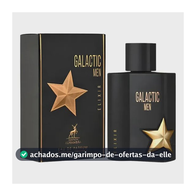 Perfume Galactic Men Elixir Maison Alhambra Masculino 100ml
