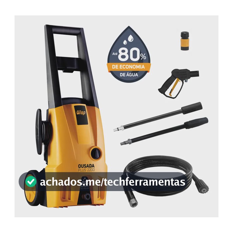 Lavadora de Alta Pressão Wap Ousada Plus 2200 1500W 1750 PSI