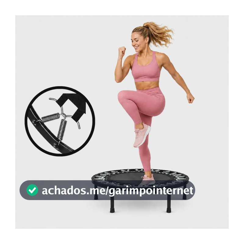 Mini Trampolim Profissional Athlenix 80 cm para Exercícios Aeróbicos 150 kg