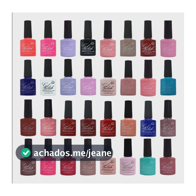 Kit 10 Esmaltes em Gel Chic & Fun 7.5ml para Unhas UV e LED