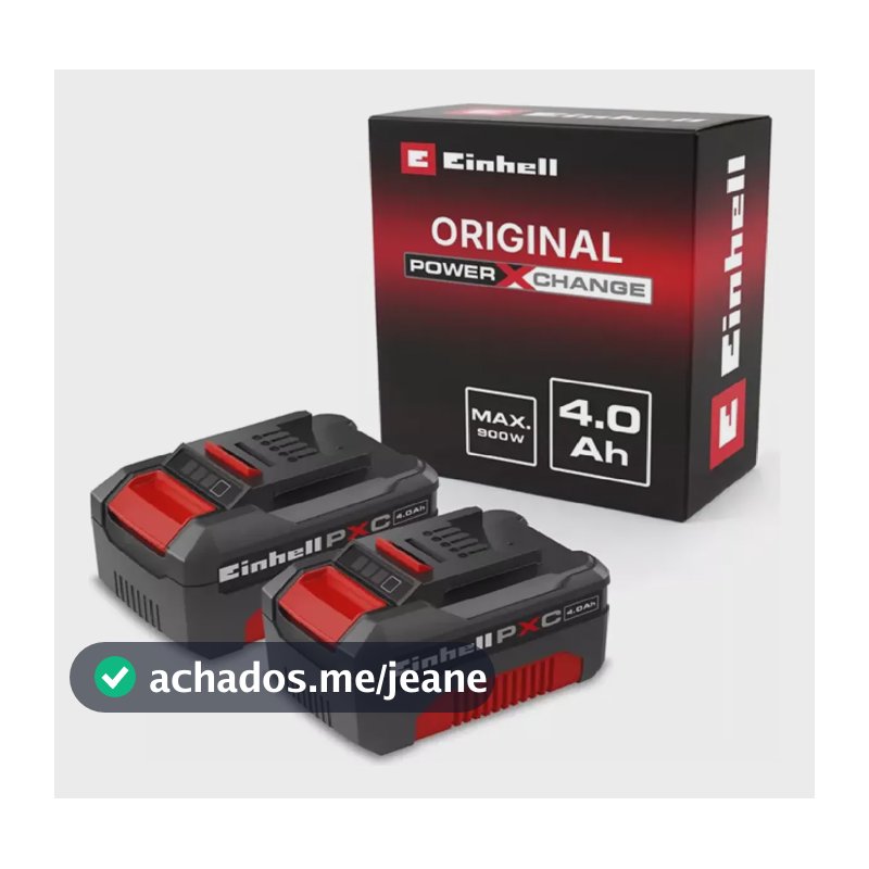Kit 2 Baterias Power X Change 18v 4.0ah Einhell Industrial