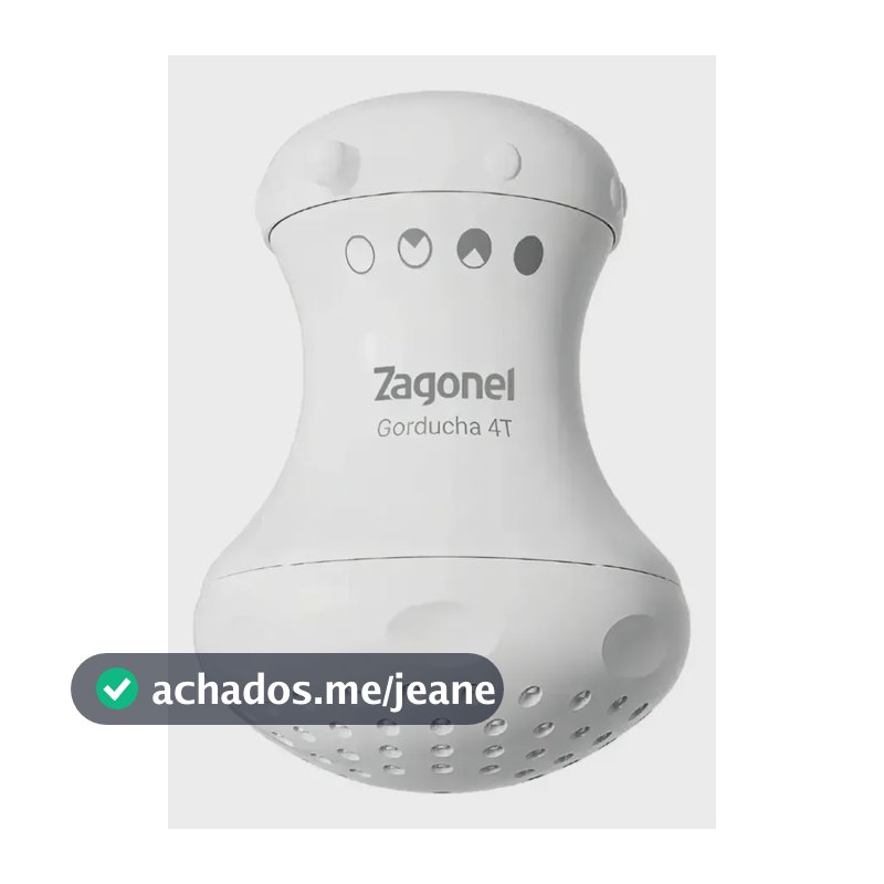 Ducha Gorducha 4 Temperaturas Branco Zagonel Potência 5450 W