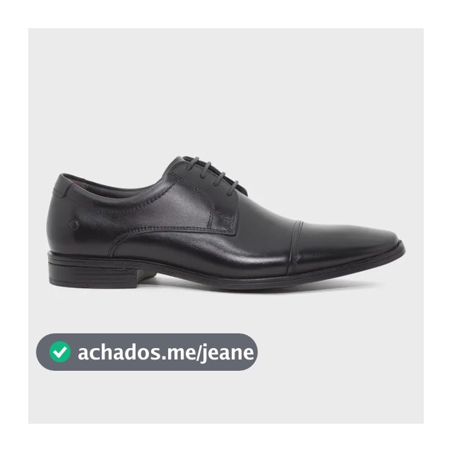 Sapato Social Masculino Democrata Metropolitan Vega Couro