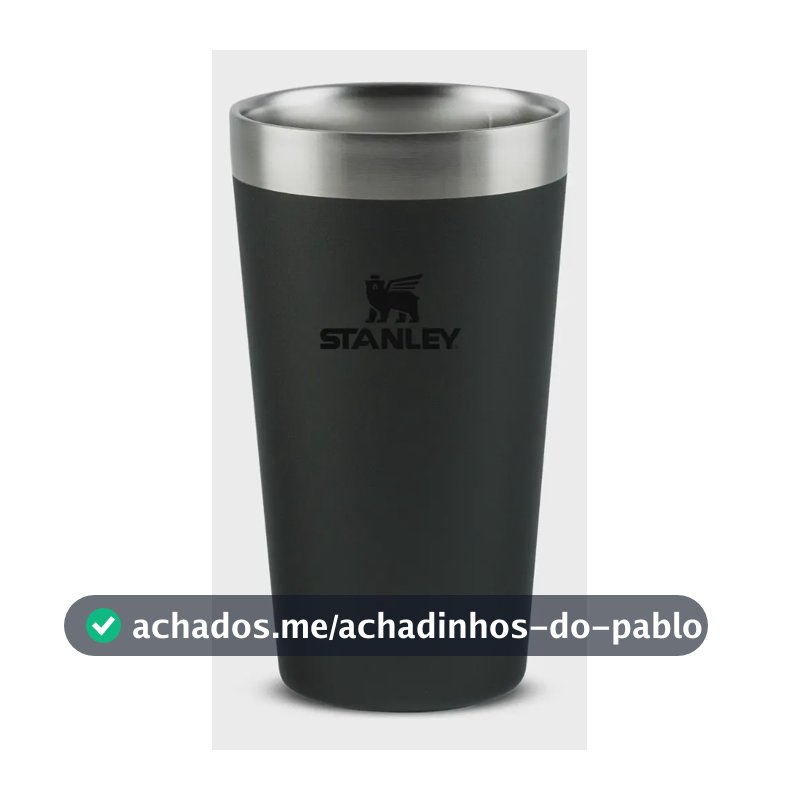 Copo Térmico para Cerveja Stanley Pint Adventure Black 2.0 354ml