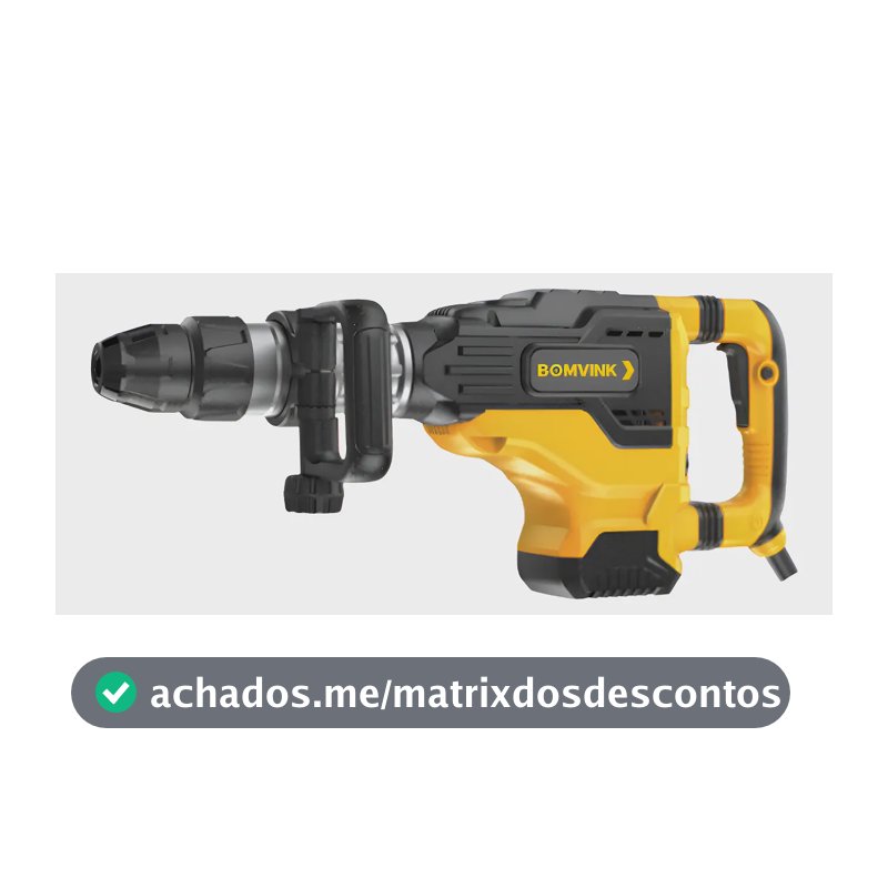 Martelo Demolidor De Concreto Profissional Sdsmax 2450w 220v Amarelo/preto