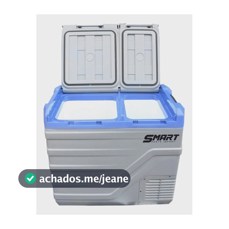 Geladeira Portátil 55 Litros Quadrivolt 2 Portas Para Viagem