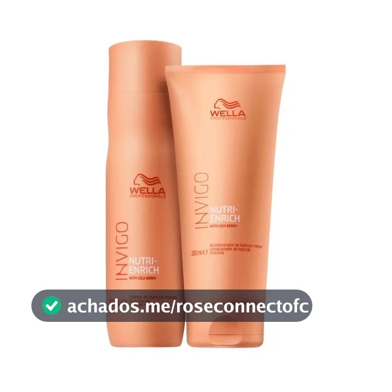 Kit Shampoo e Condicionador Wella Professionals Invigo Nutri-enrich Duo (2 Produtos)