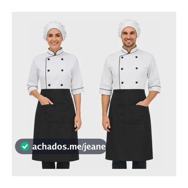 Kit Dolma Com Saia E Touca Restaurante Chef Cozinha