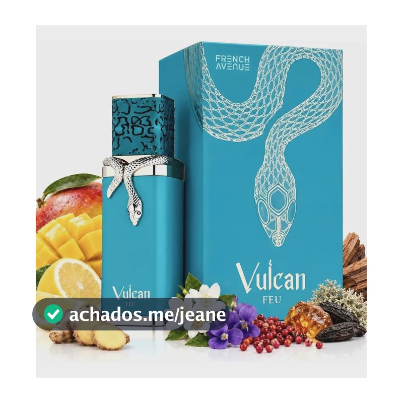 Perfume Vulcan Feu French Avenue 100ml Manga E Gengibre