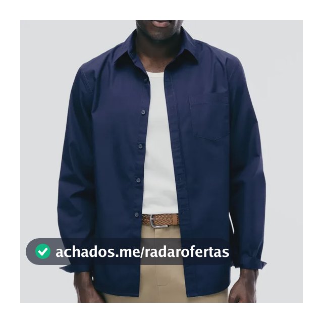 Camisa Básica Masculina Manga Longa Slim Hering