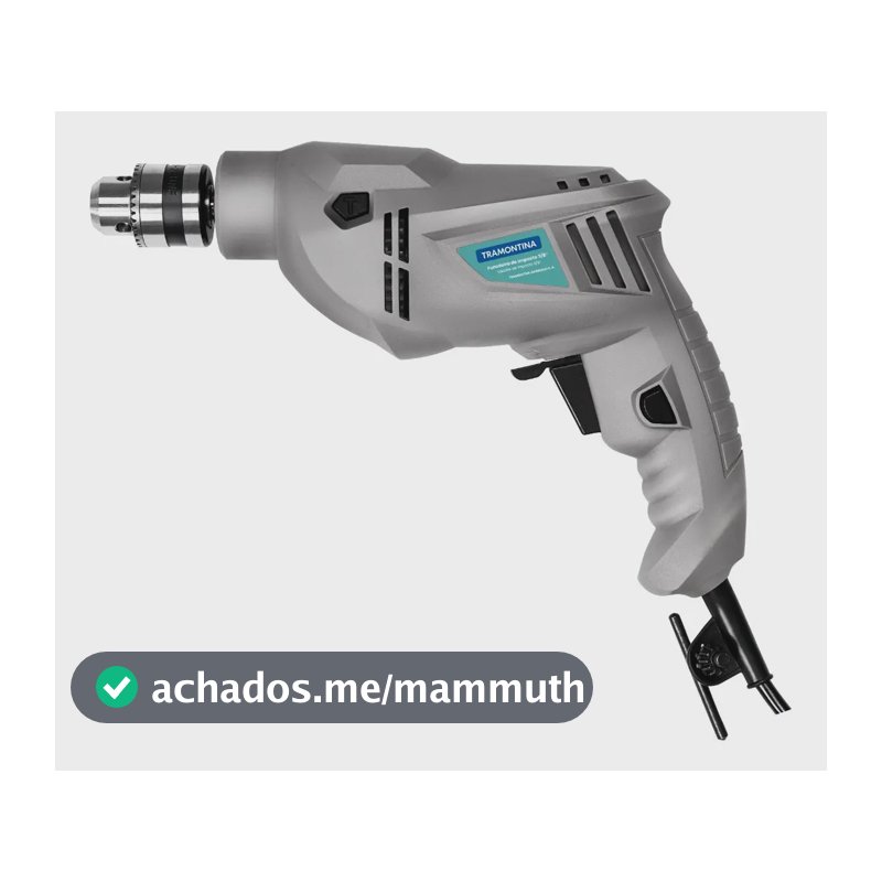 Furadeira De Impacto 500 W 3/8 Cinza Tramontina