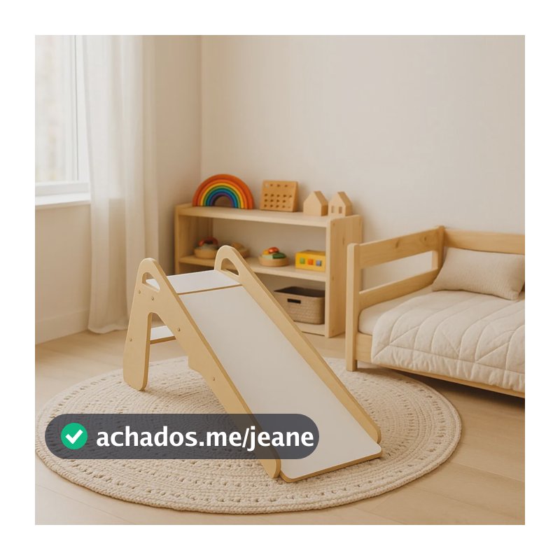 Escorregador Montessori Madeira Brinquedo Educativo Infantil