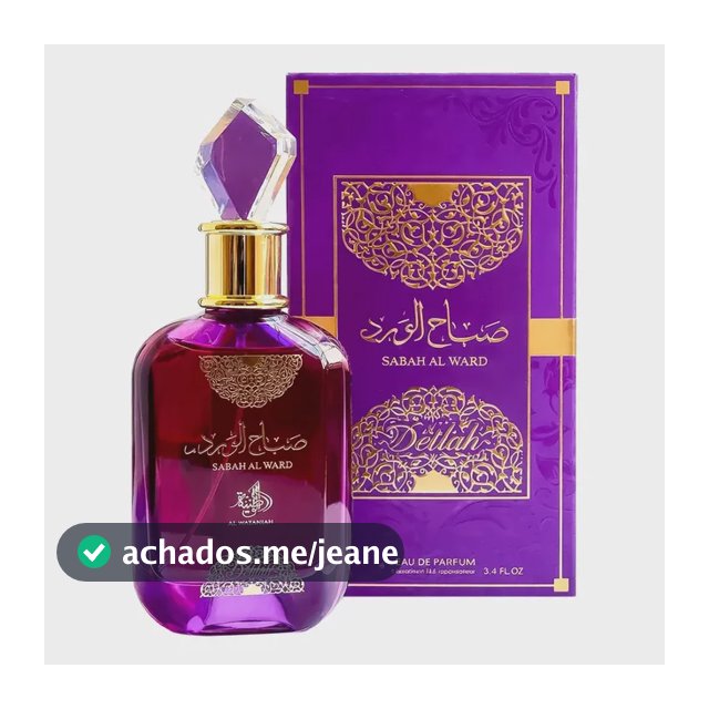Perfume Árabe Sabah Al Ward Delilah Edp 100ml - Al Wataniah
