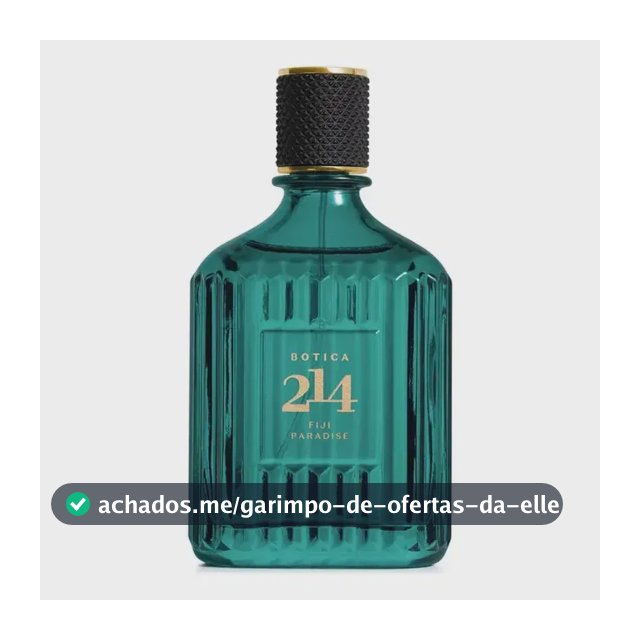 Botica 214 Fiji Paradise Fougère Especiado Eau De Parfum 90ml Perfume Masculino