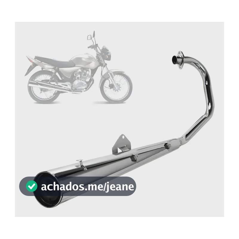 Escapamento Modelo Original 150 Cg Titan Esd 2004 A 2008