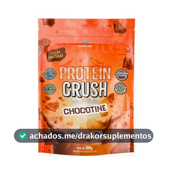 Proteína Under Labz Whey concentrado Crush em pó sabor Chocottine x 900g