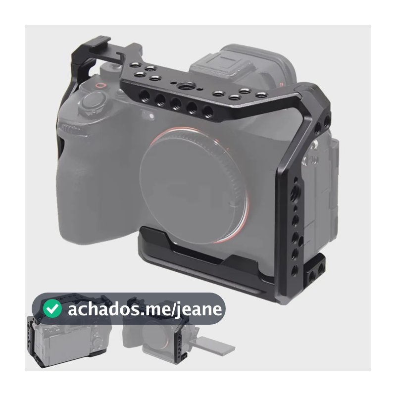 Cage Gaiola P/ Sony A7iii A7riii A9 Alumínio Estabilizador Filmagem Fotografia