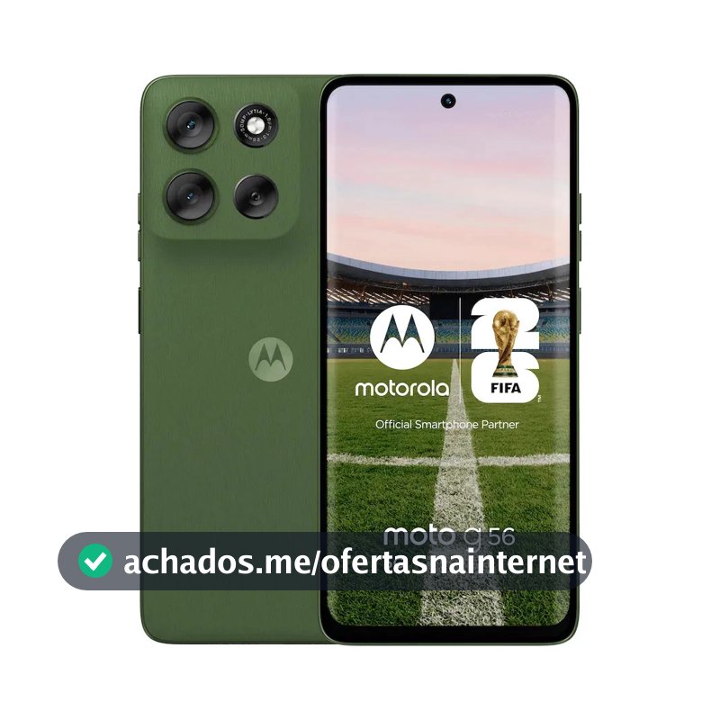 Celular Motorola Moto G56 256gb + 12gb Ram 5g Dual Sim Green