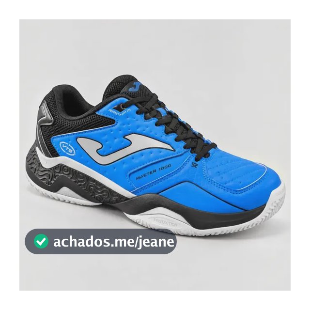 Tênis Joma Master 1000 - Quadra Saibro Ou Padel Azul 43 Br
