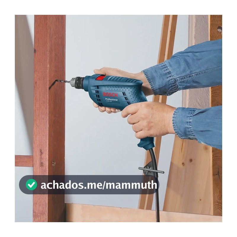 Furadeira Parafusadeira Impacto Bosch Gsb 450 Re 110v Azul 127v