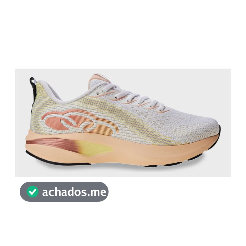 Tênis Esportivo Feminino Voa 2 Olympikus Branco Liso 40 Br