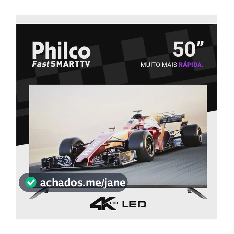 Smart Tv Philco 50 P50vik 4k Uhd Led Roku Dolby Audio Wi-fi Hdr10 110/220v