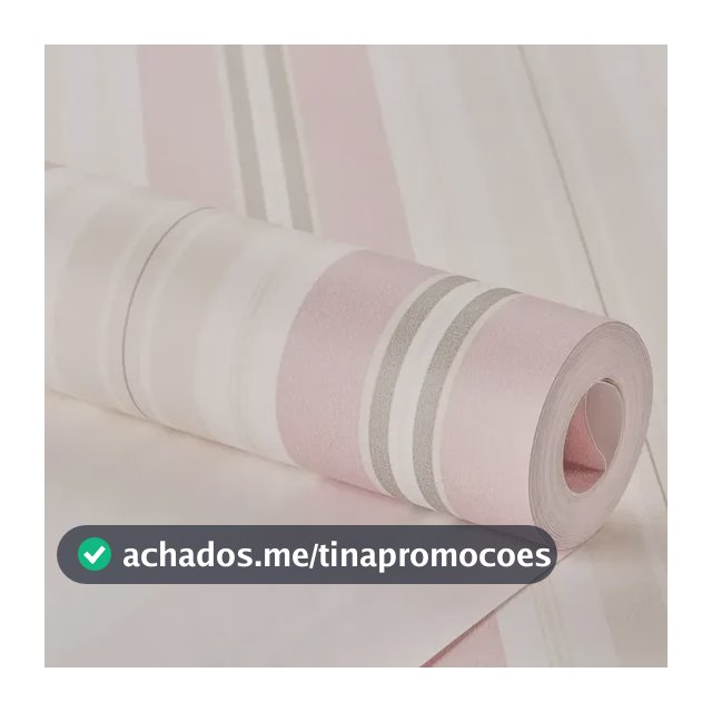 Papel De Parede Importado Lavável Vinílico Listrado Rosa Top