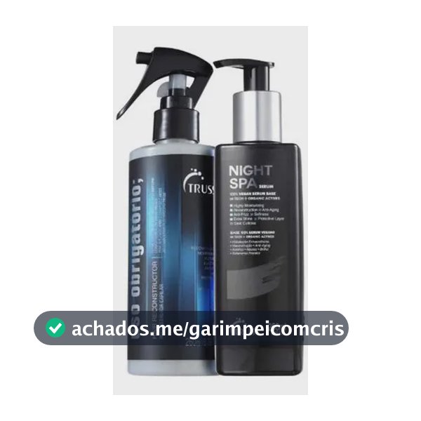 Kit Truss Night Spa 250ml + Uso Obrigatório 260ml