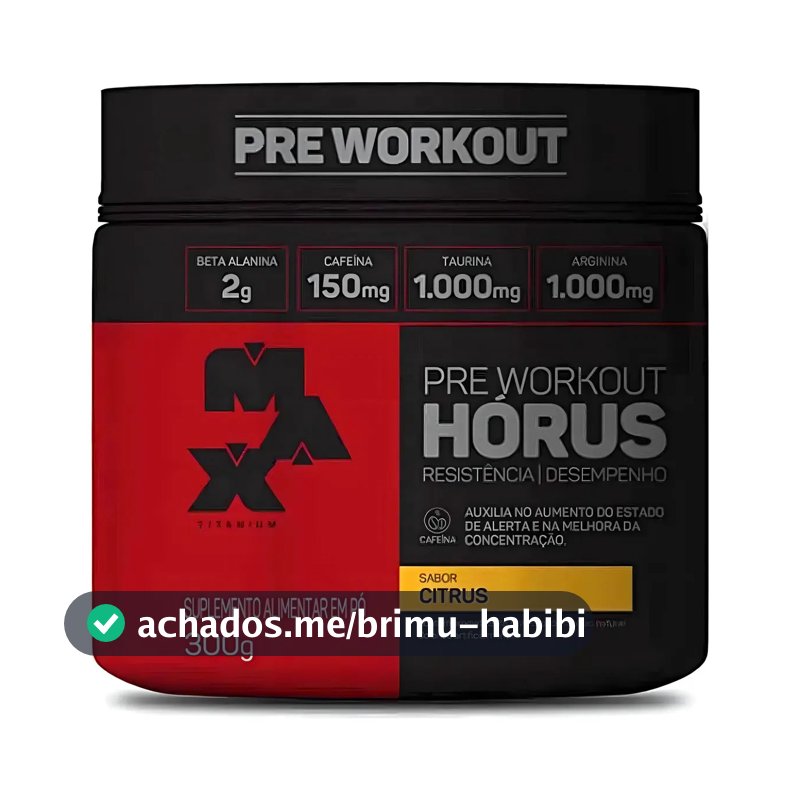 Suplemento em Pó Horus Max Titanium 300 G Citrus