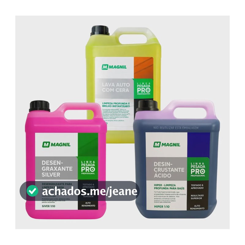 Kit Shampoo Automotivo + Limpa Baú/alumínio + Solupan 1/10
