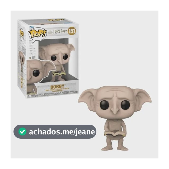 Boneco Funko Pop! Harry Potter - Dobby Com Diário