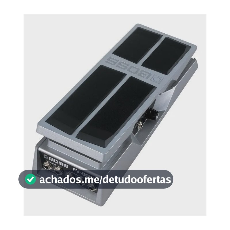Pedal Boss Fv500l Volume Expressão Fv-500l Guitarra Teclado Cor Prateado