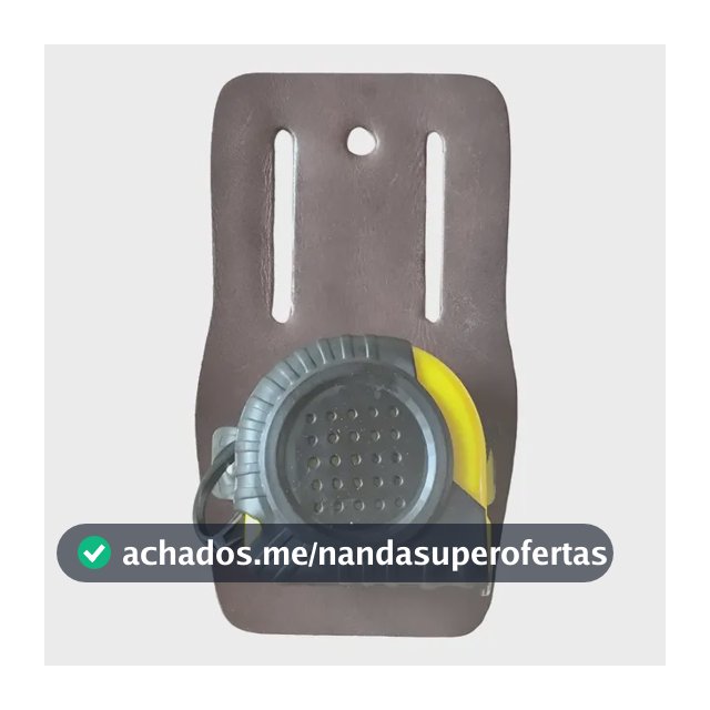 Suporte Trena Cinto Fita Métrica Couro Paquímetro
