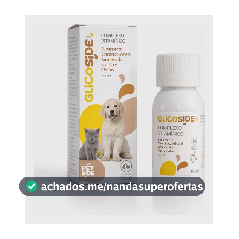 Suplemento Pet Aumenta Apetite Energia - Glicoside 60ml