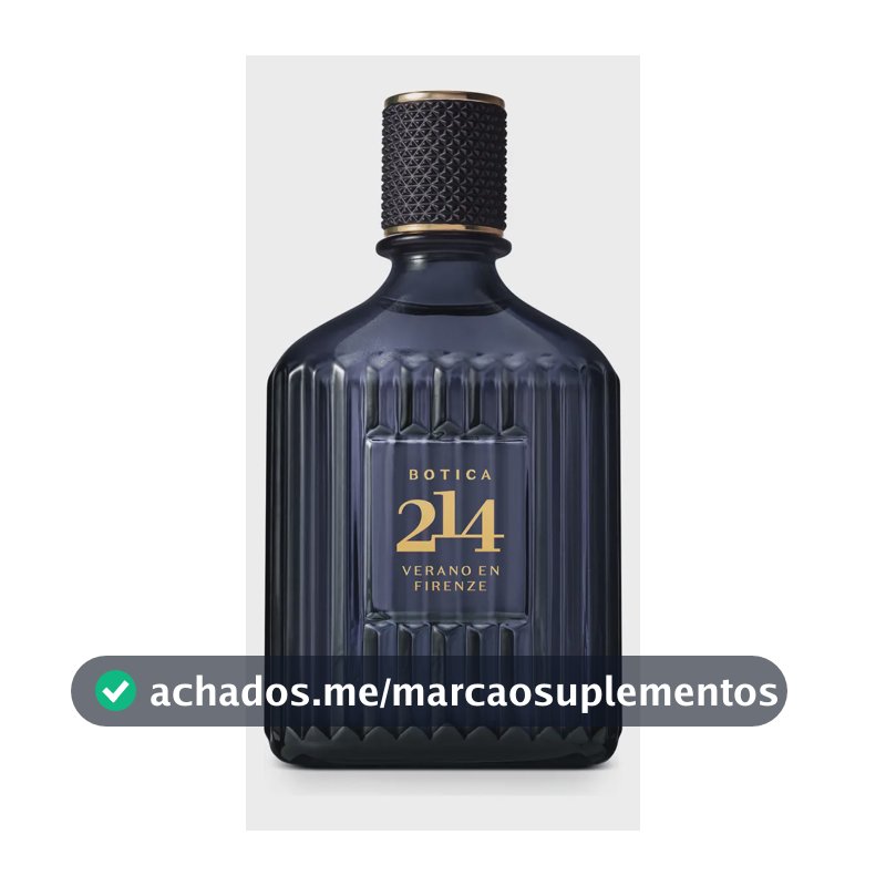 Botica 214 Verano En Firenze Eau De Parfum Fougère Aromático Volume da unidade 90 mL